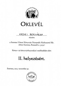 oklevél Erdei