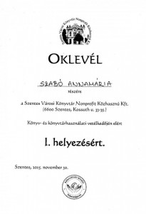 oklevél Szabó